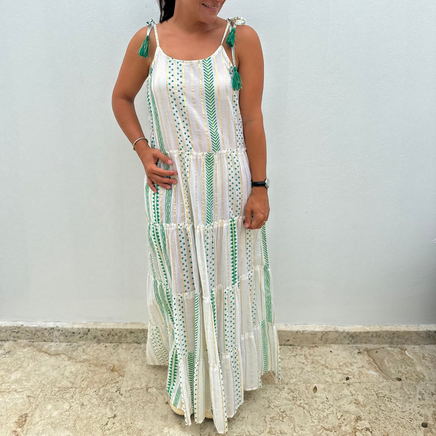 Gianna Green - Maxi Dress
