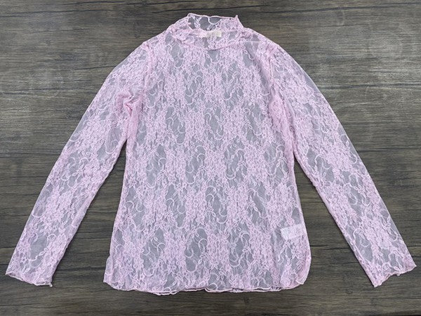 Floral Lace Top - Plus