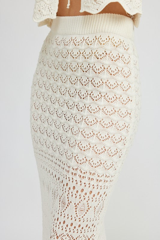Crochet Style Maxi Skirt