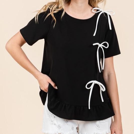 Three Ribbon Bow Top