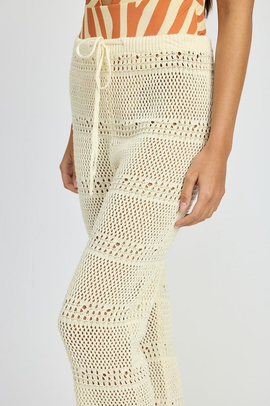 Crochet Style Long Pants