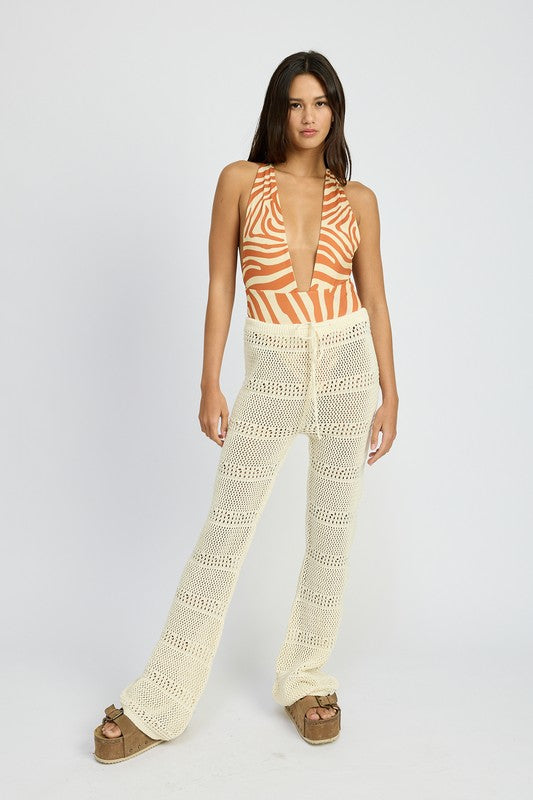 Crochet Style Long Pants
