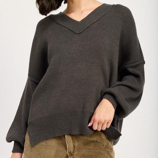 Foresta Oversized V-Neck Sweater
