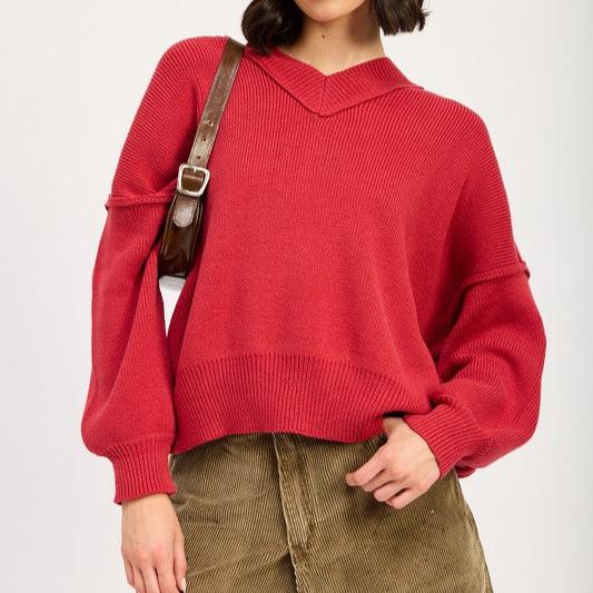 Foresta Oversized V-Neck Sweater