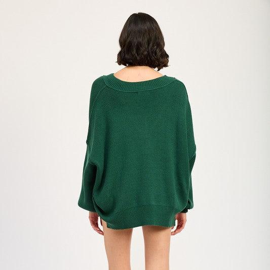 Foresta Oversized V-Neck Sweater