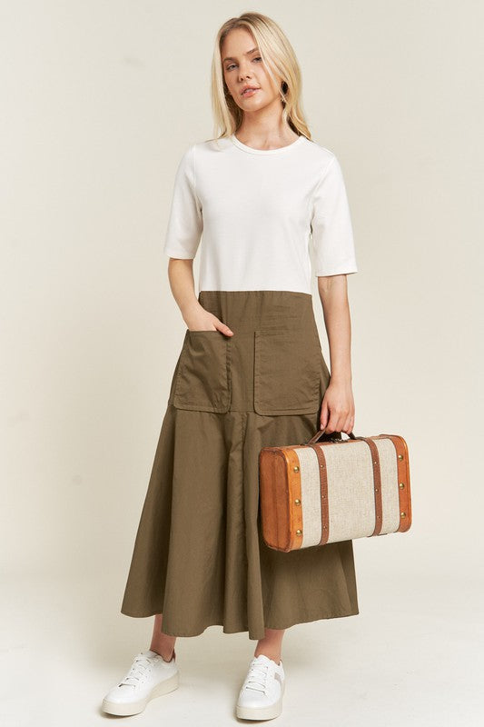 Knit Maxi Dress-Plus