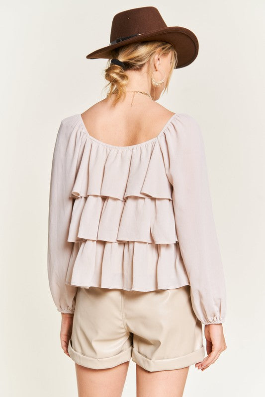 Tiered Blouse - Plus