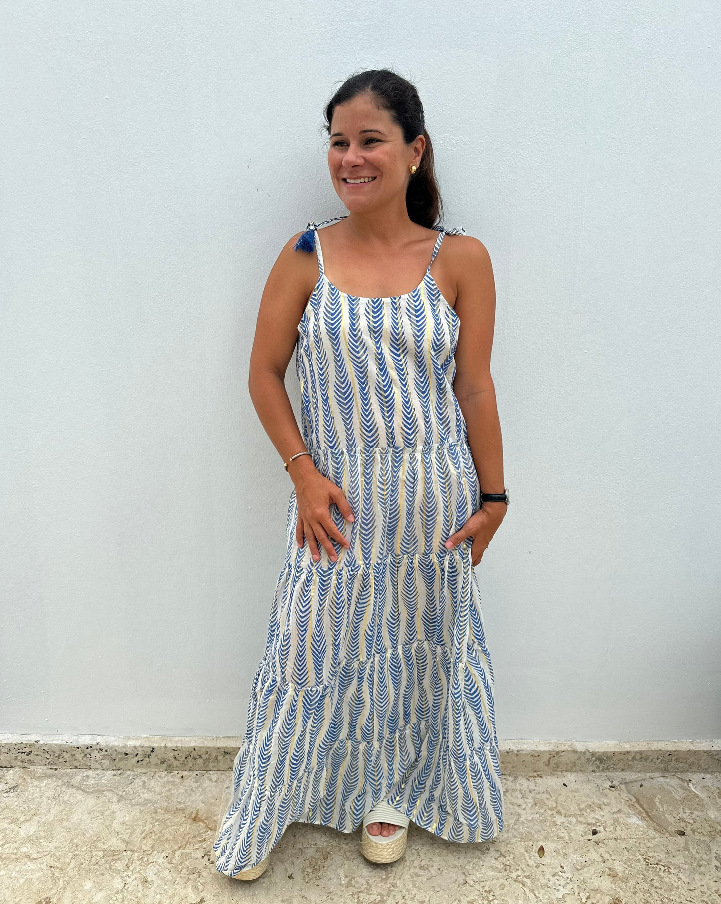 Gianna Blue - Maxi Dress