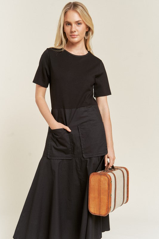 Knit Maxi Dress-Plus