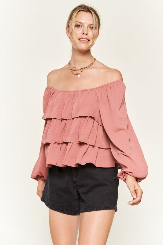 Tiered Blouse - Plus