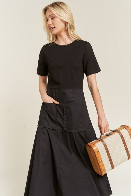 Knit Maxi Dress-Plus