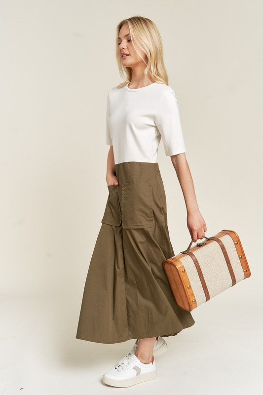 Knit Maxi Dress-Plus