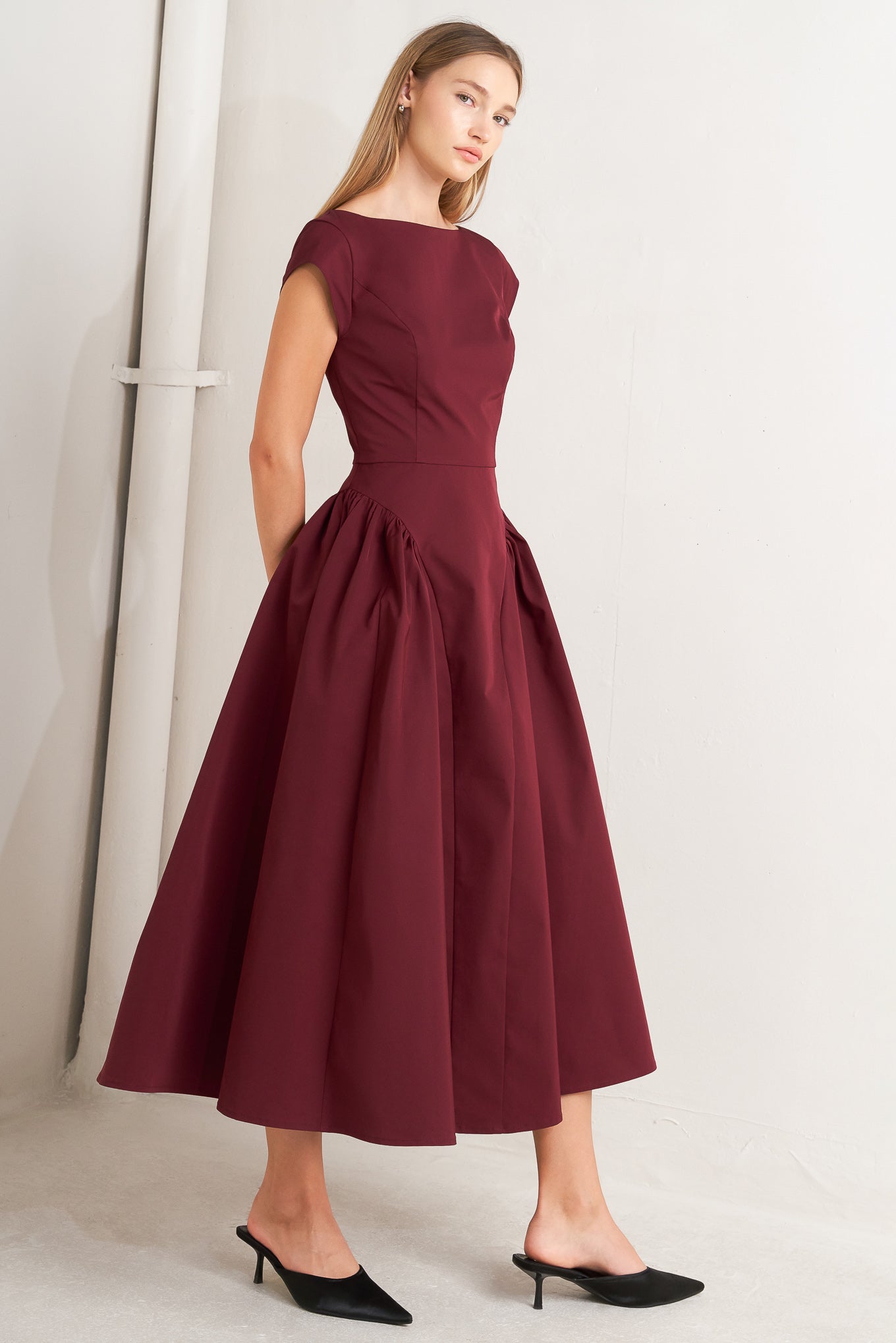 Romantic Vintage Midi Dress