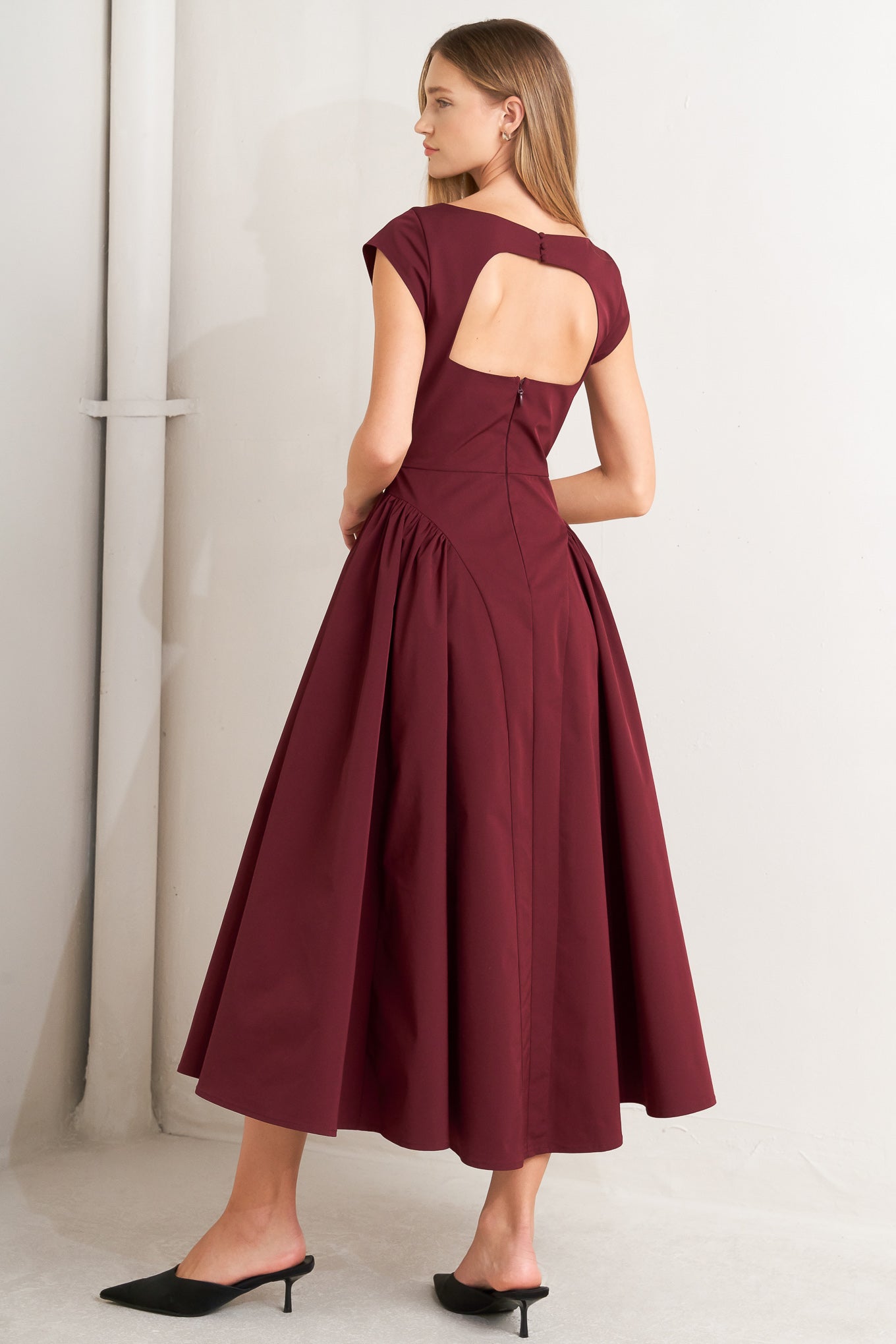 Romantic Vintage Midi Dress
