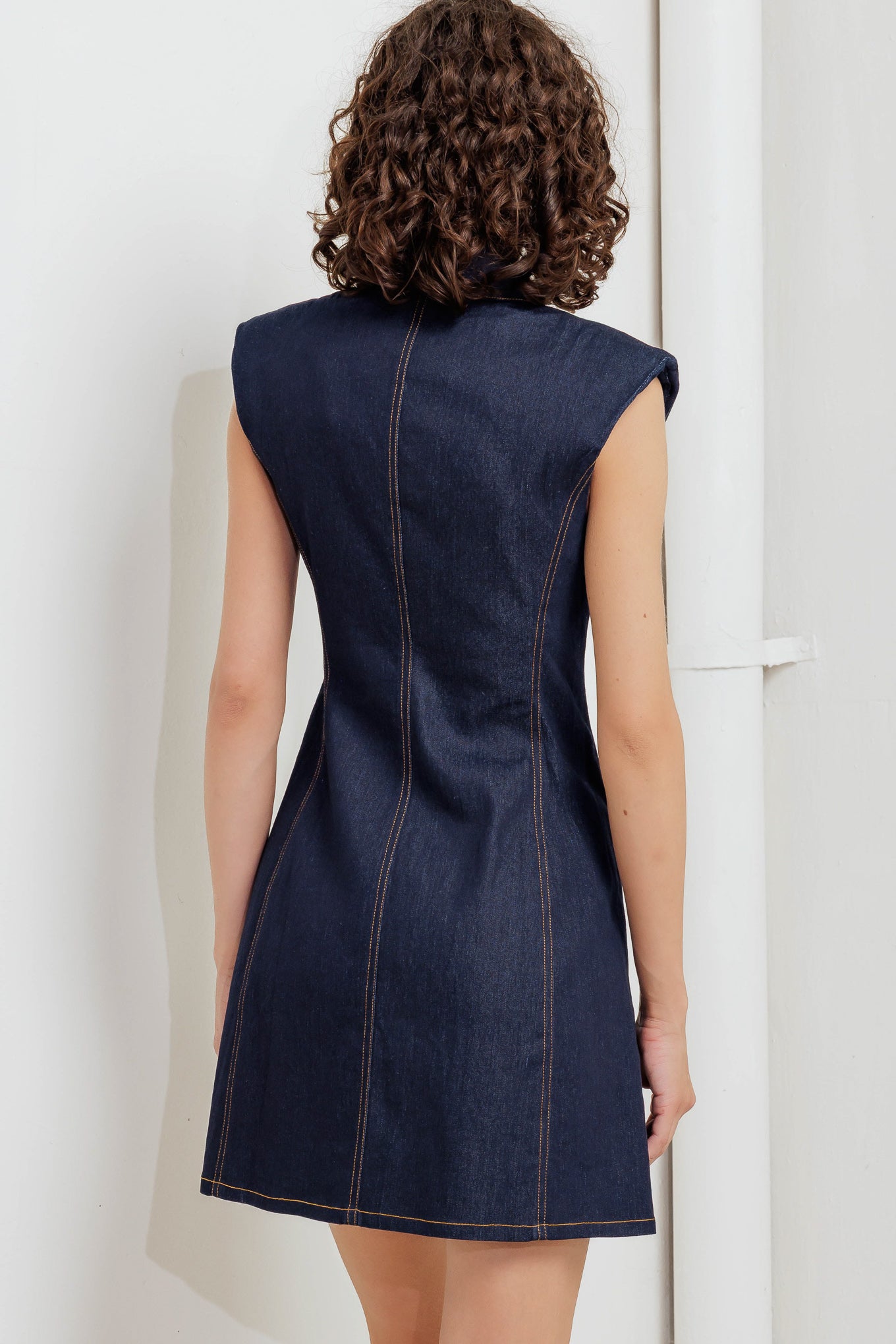 Modern Denim Shirt Dress