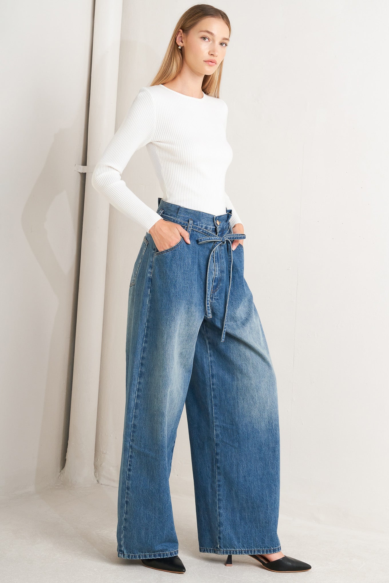 Vintage Balloon Leg Jeans