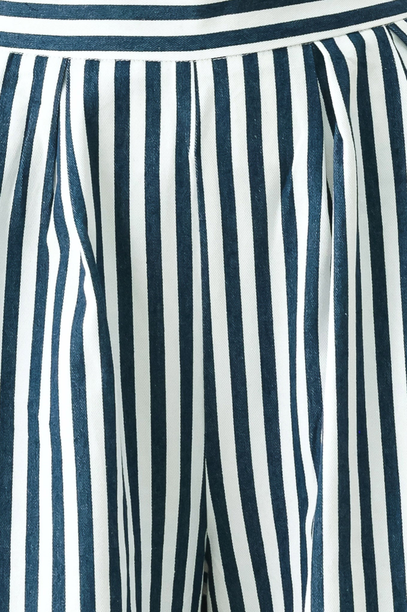 Marina Striped Wide-Leg Pants