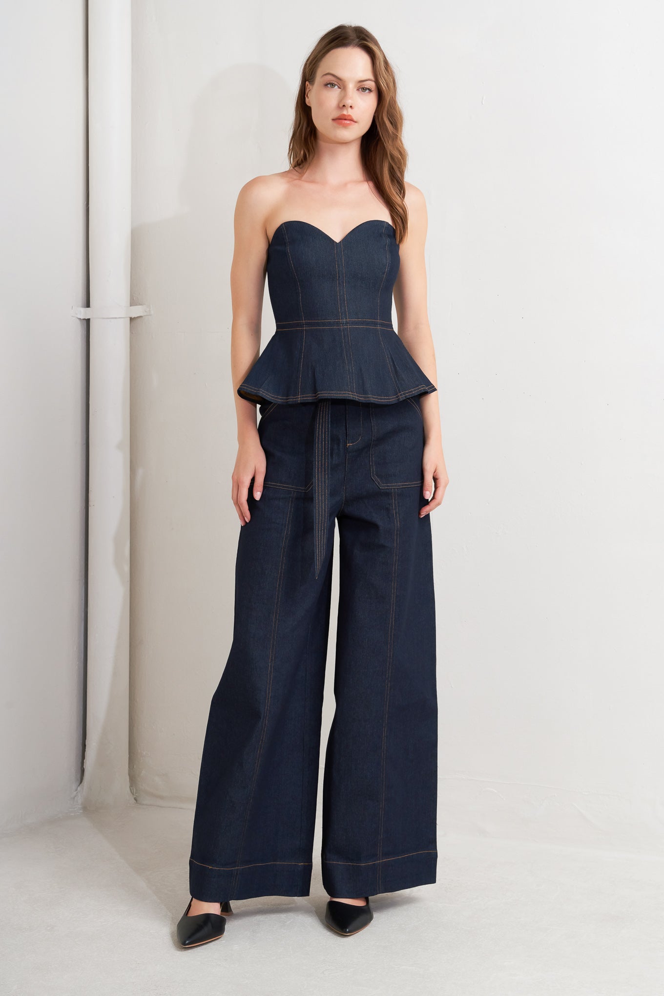 Date Night Denim Bustier