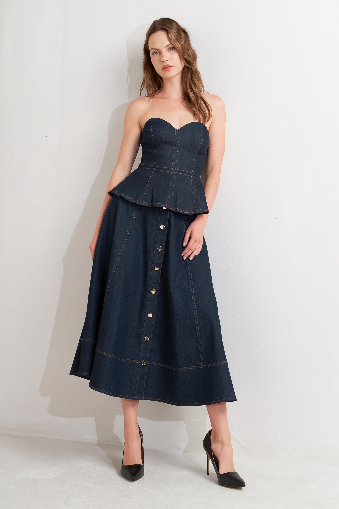 Date Night Denim Bustier