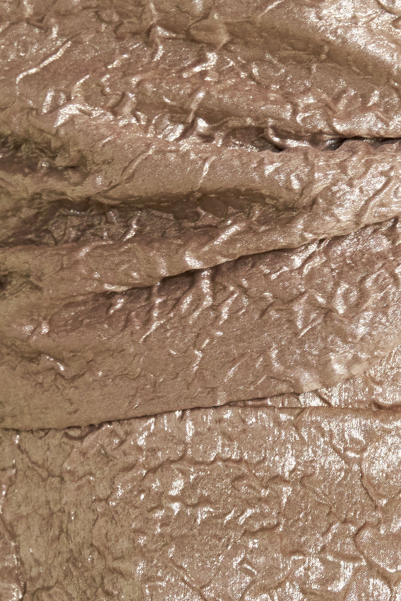 Champagne Peplum Top