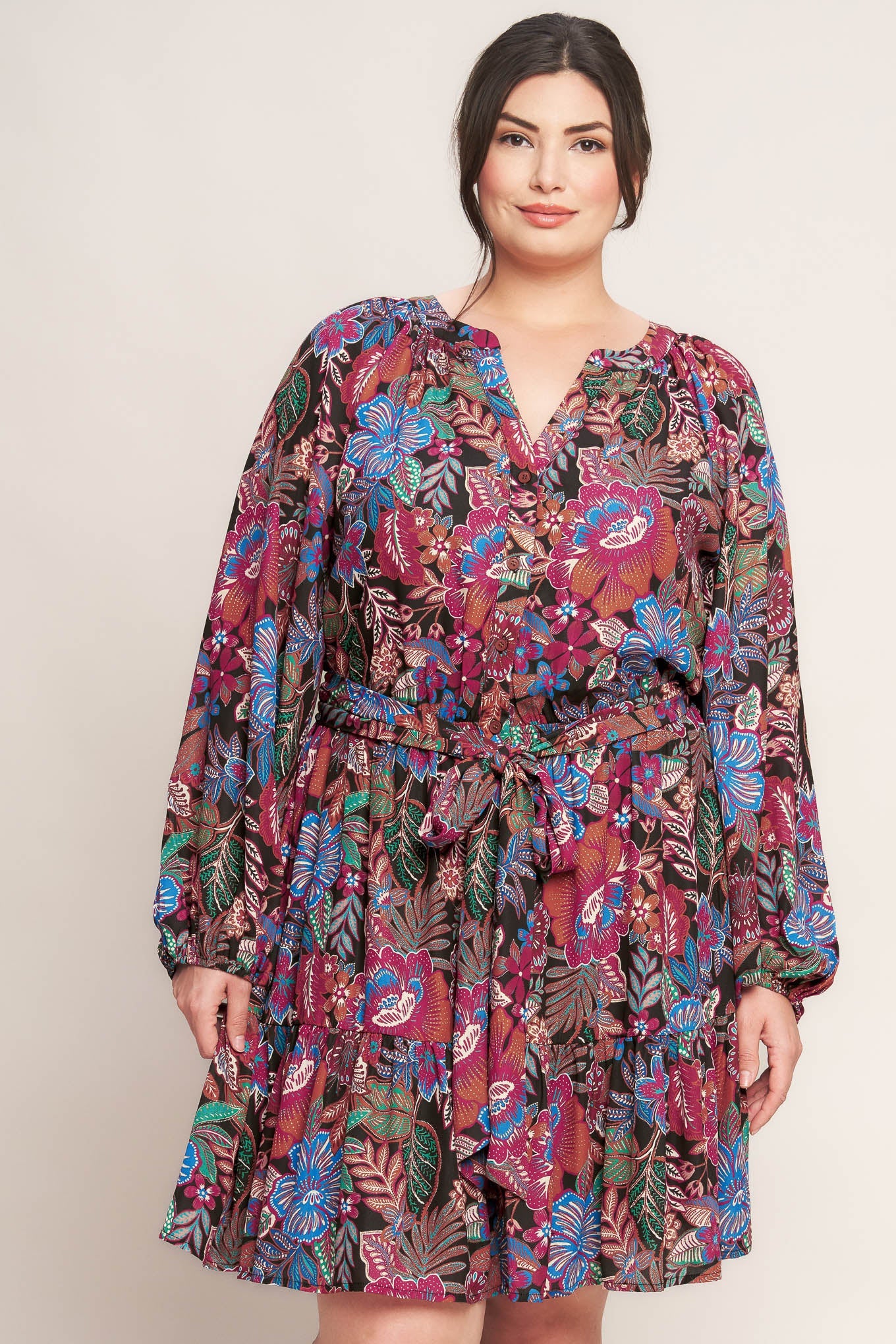 Bohemian Sunset Mini Dress