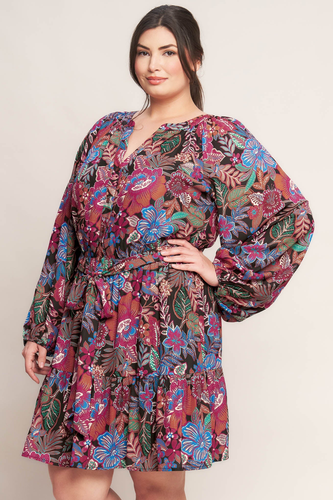 Bohemian Sunset Mini Dress
