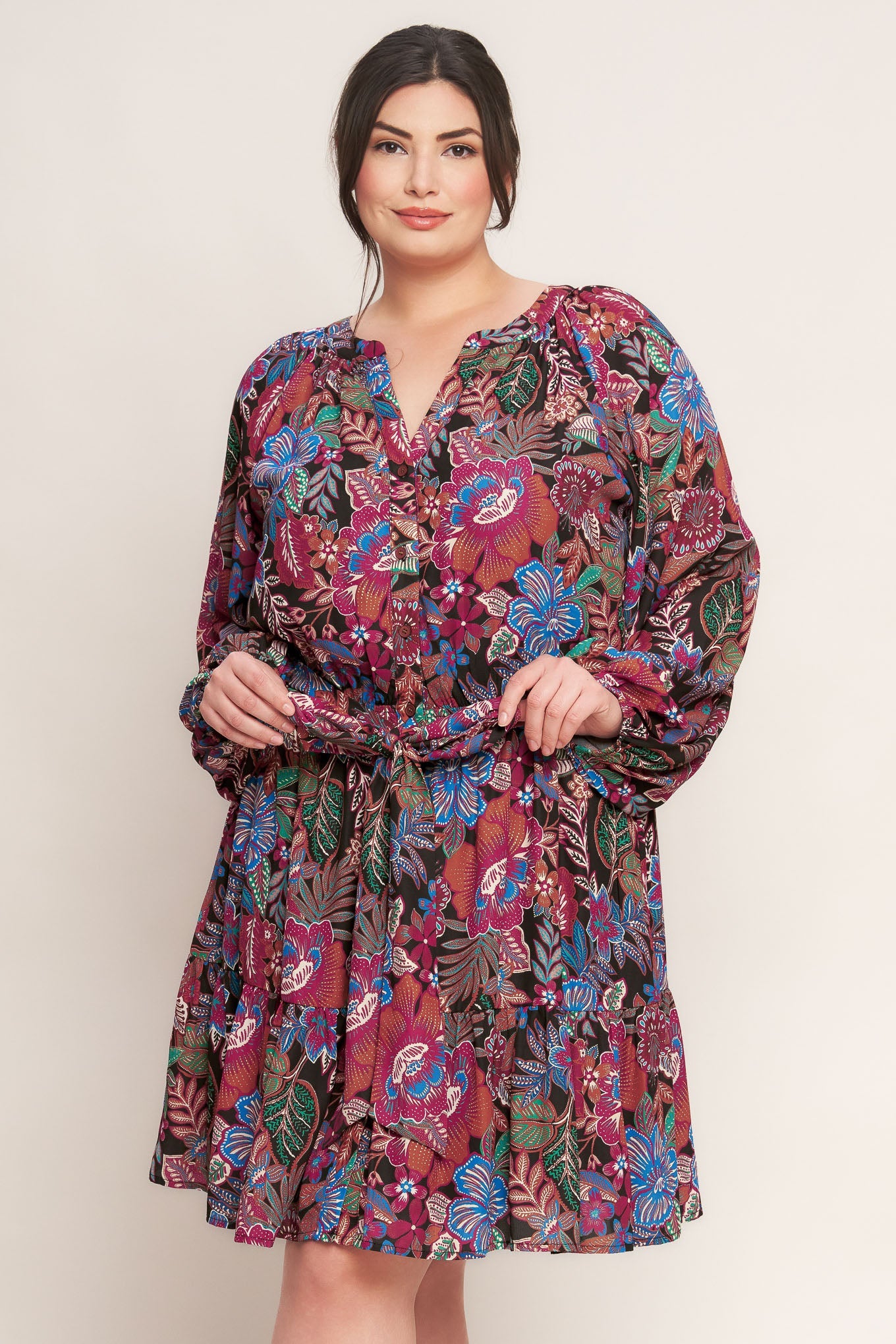 Bohemian Sunset Mini Dress