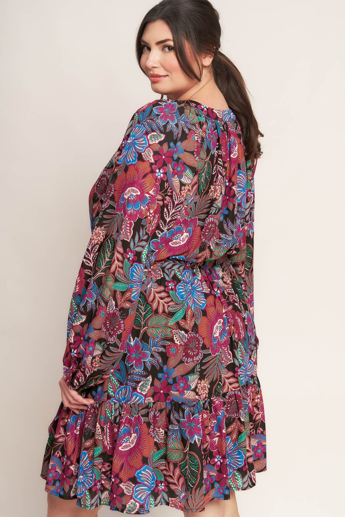 Bohemian Sunset Mini Dress
