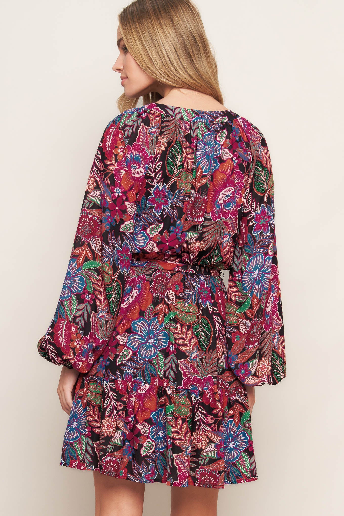 Bohemian Sunset Mini Dress