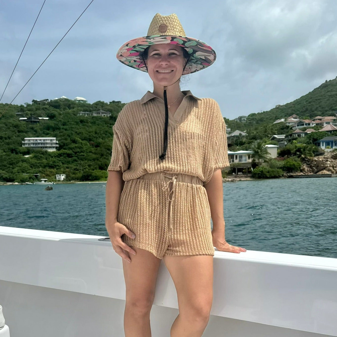 Crochet Style Lounge Shirt