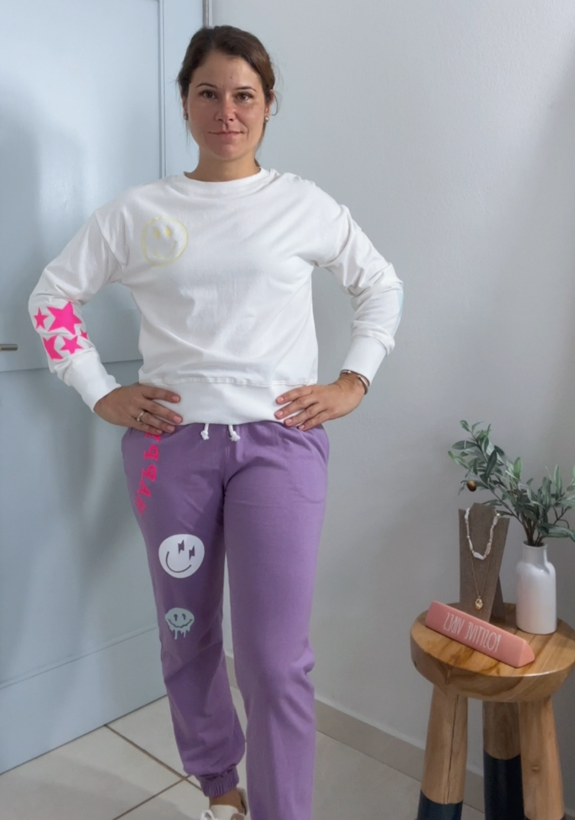 Happy Face Long sleeve - Jogger Set