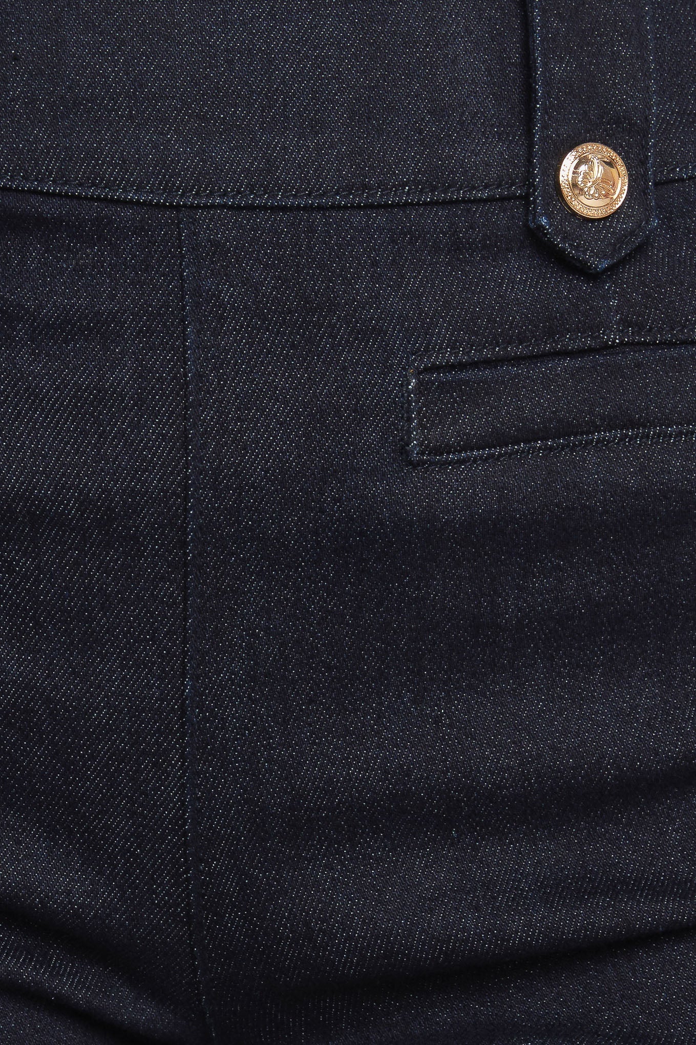 Classic Denim Wide-Leg Trousers