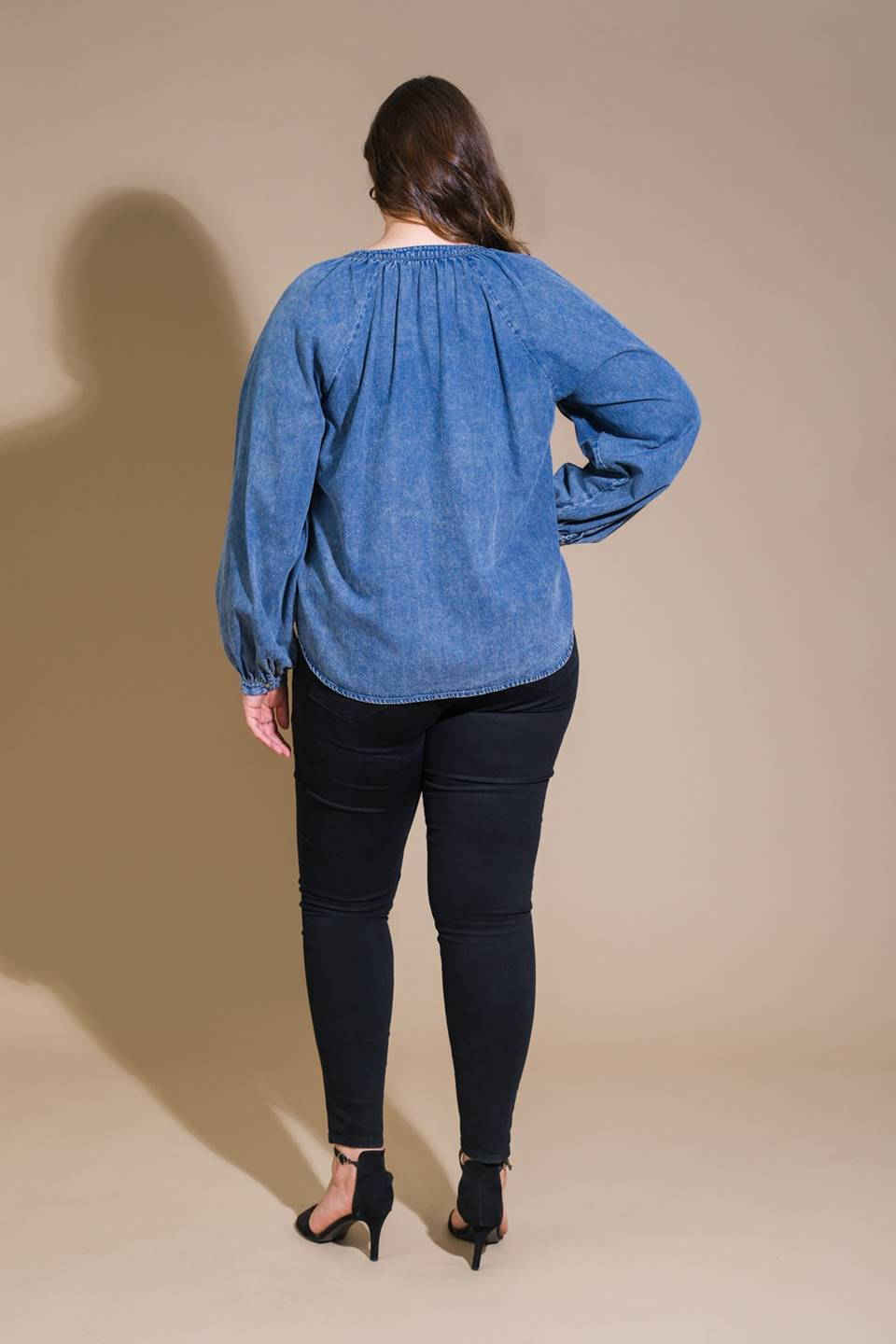 Everyday Denim Blouse