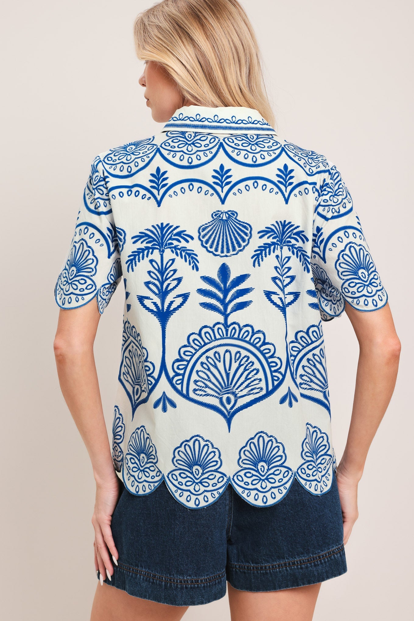 Talavera Scallop Shirt