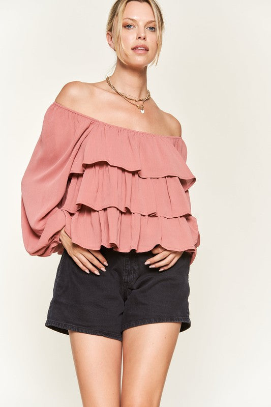 Tiered Blouse - Plus