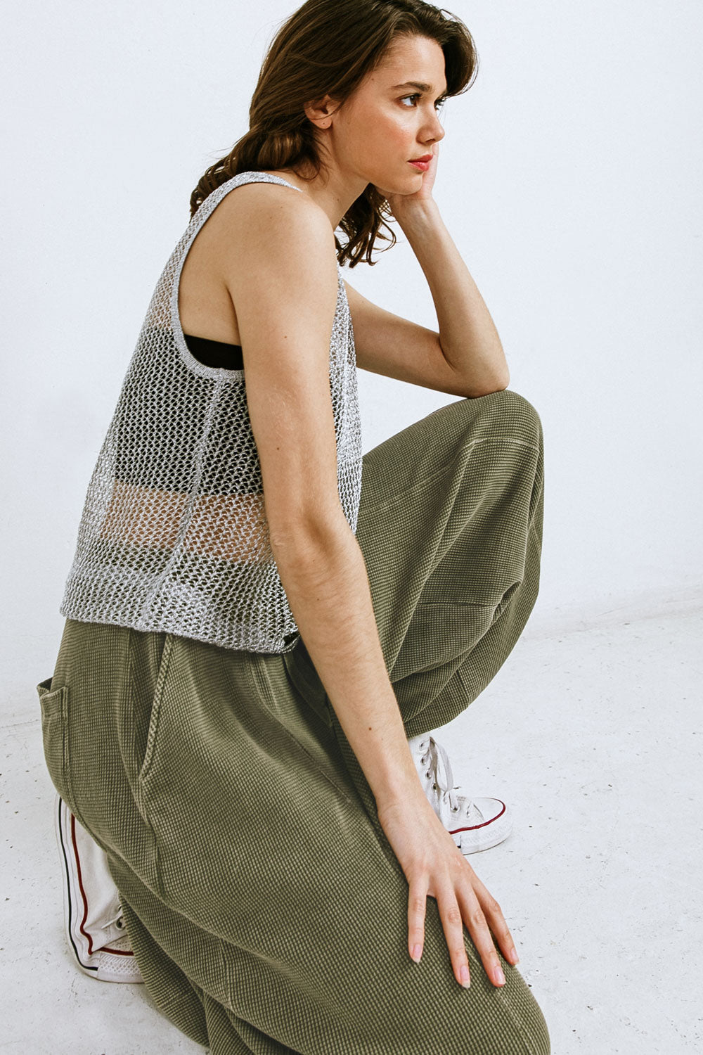 Silverlining Mesh Tank Top