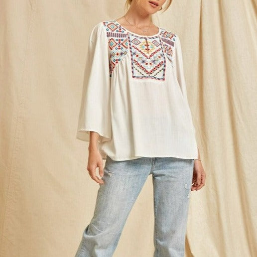 Violet Poncho Top