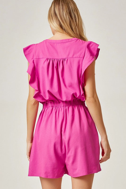 Magenta Romper