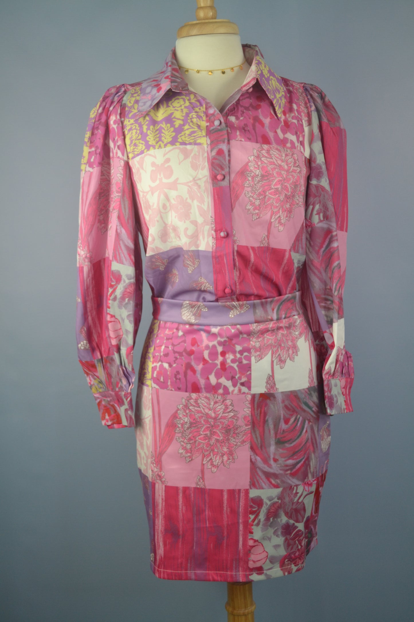 Emma Pink Skirt & Top Set