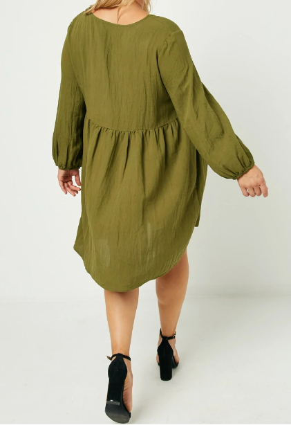 Dawn Olive Dress