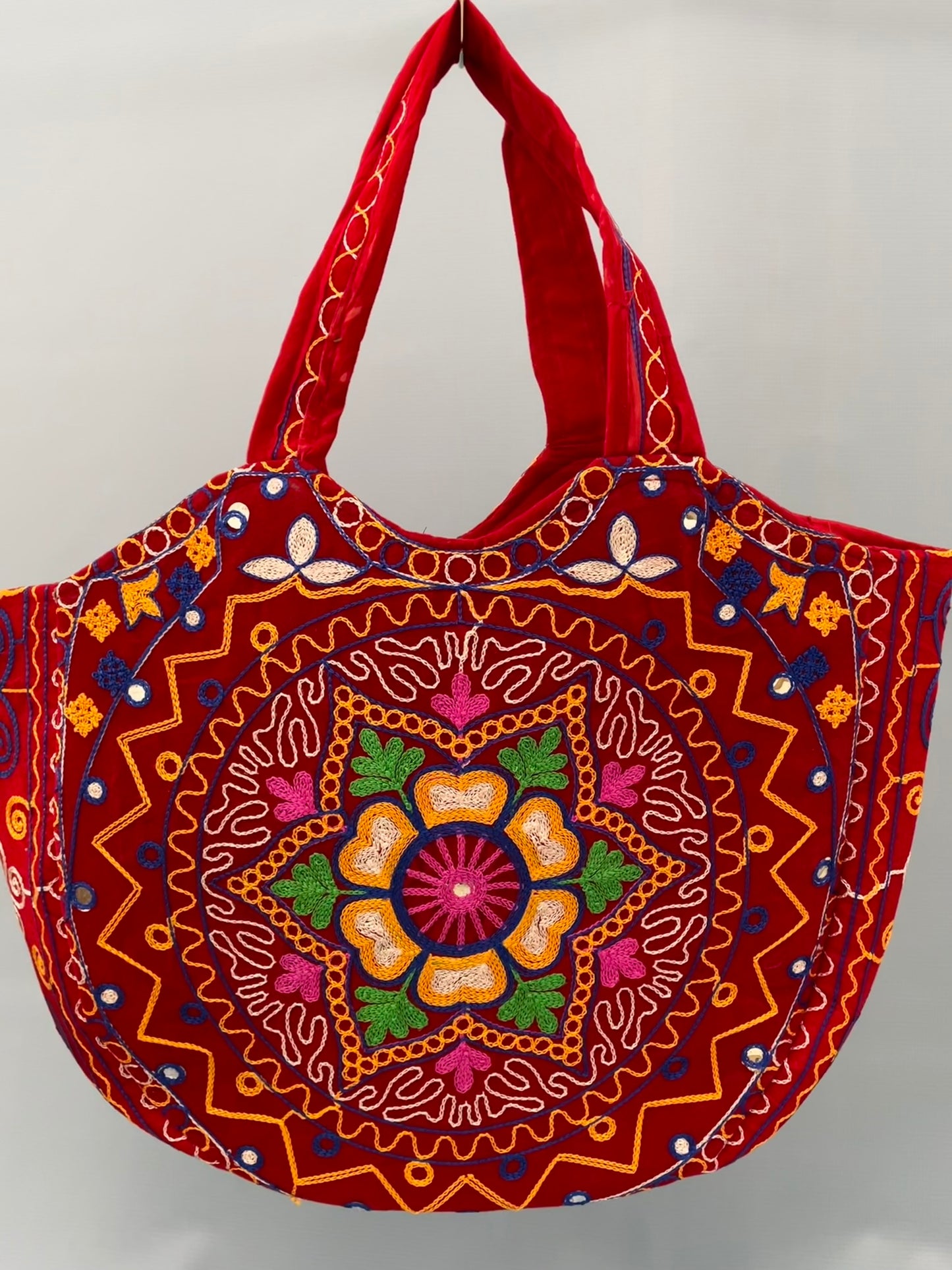Embroidery Indian Tote Bag
