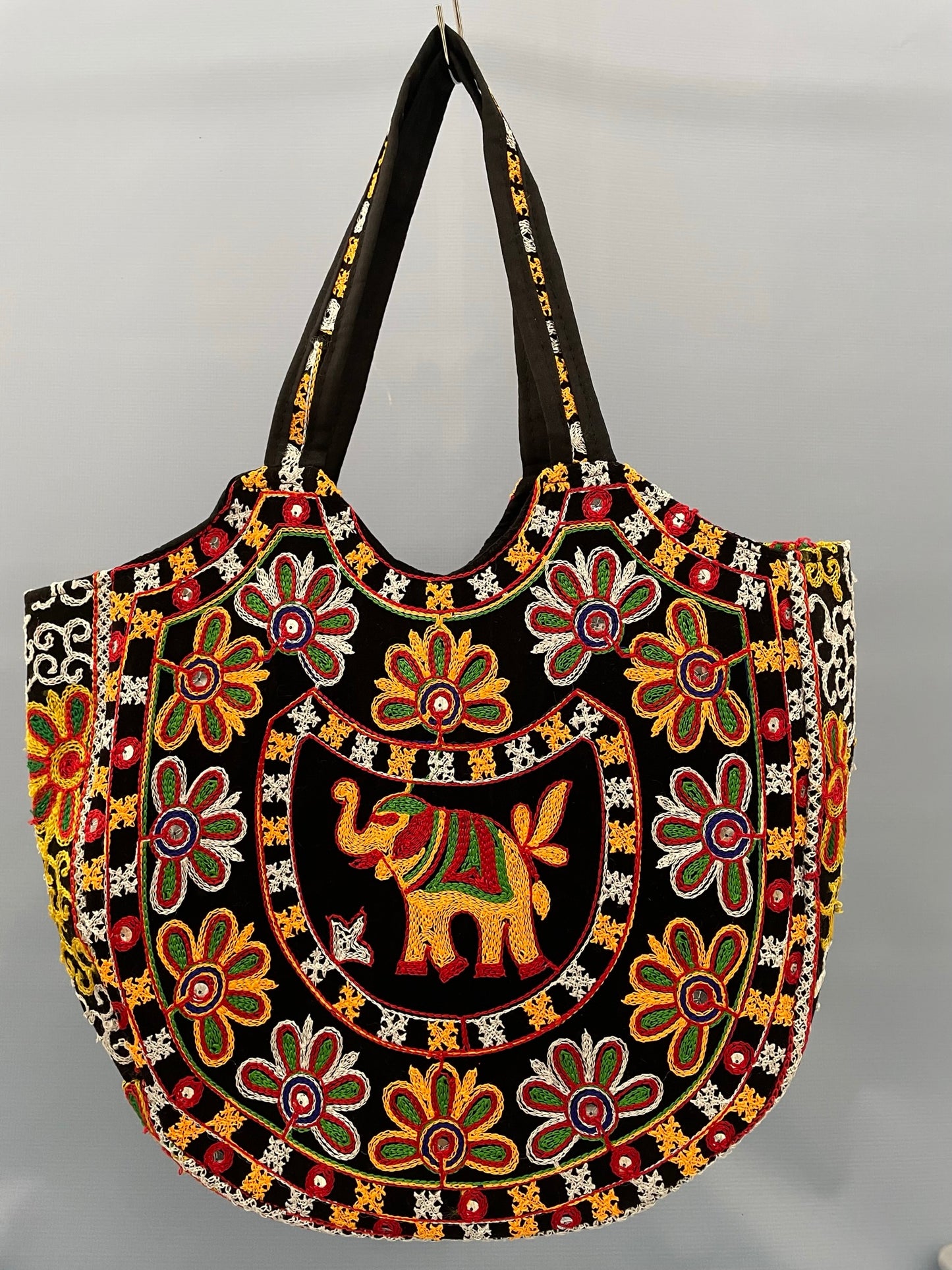 Embroidery Indian Tote Bag