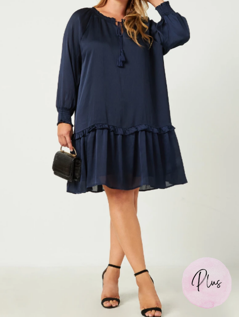 Juliet Navy Dress