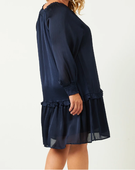 Juliet Navy Dress