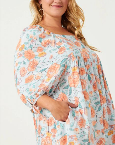 Romantic Floral Mini Dress
