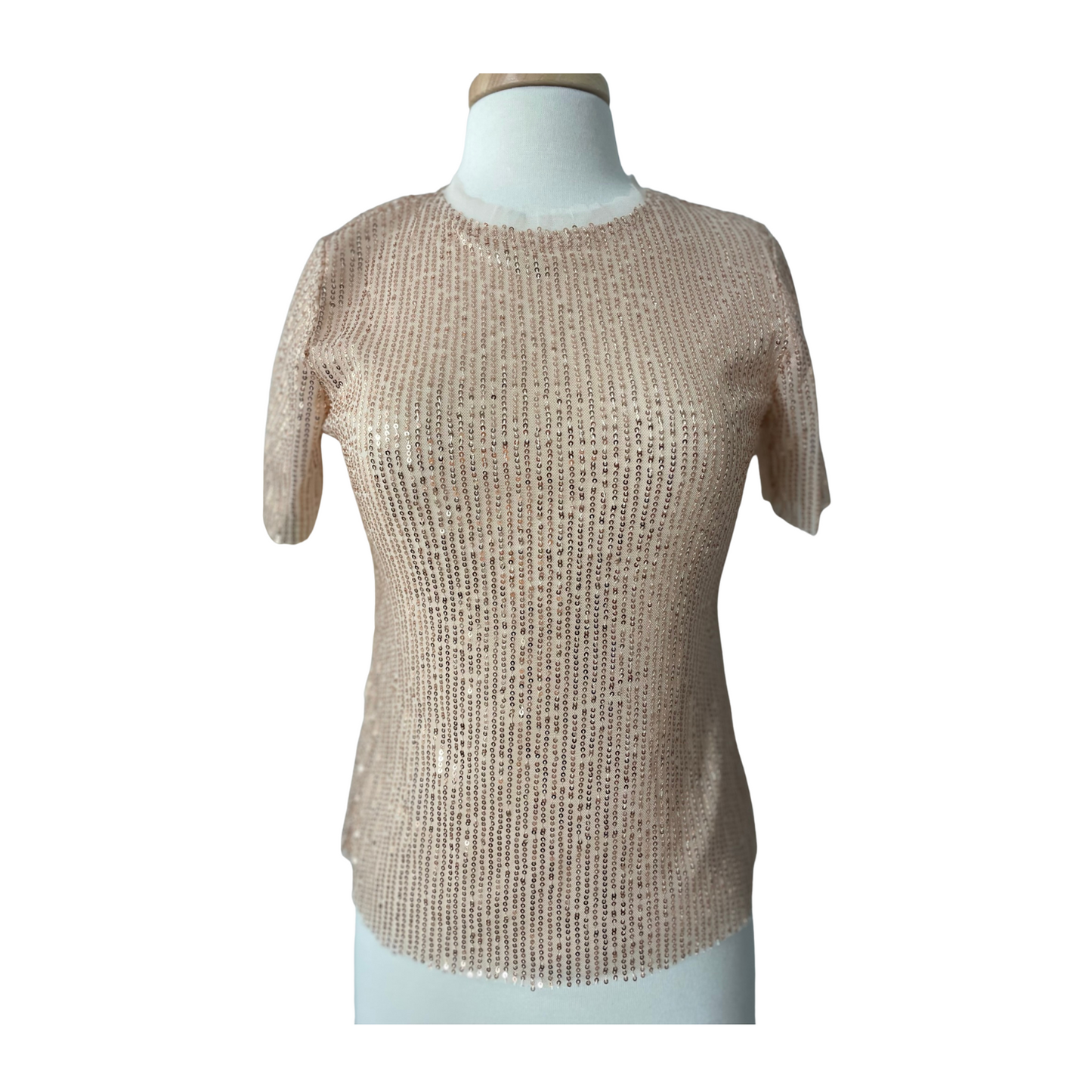 Rose Gold Sequin Top