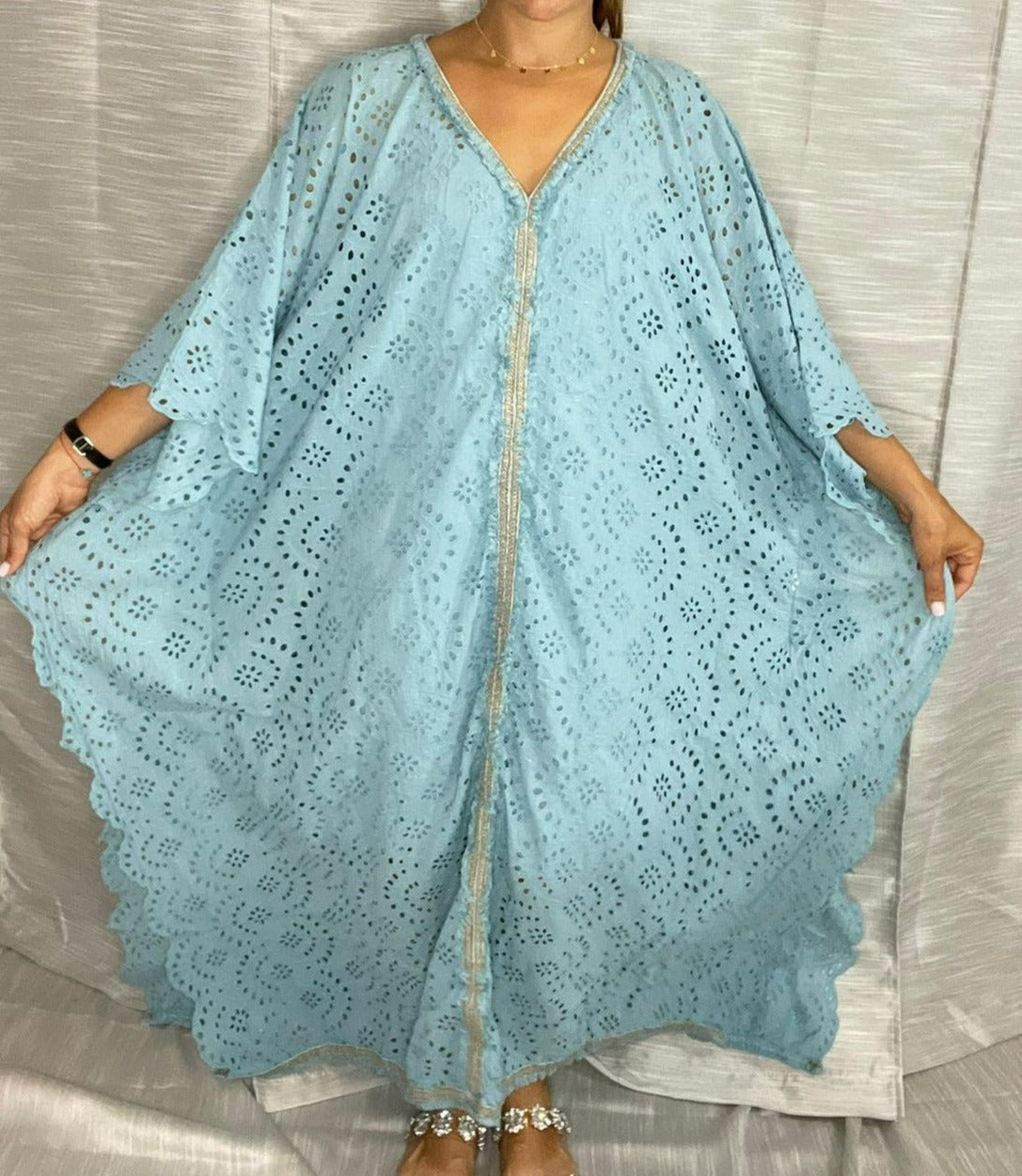 Kai Eyelet Kaftan