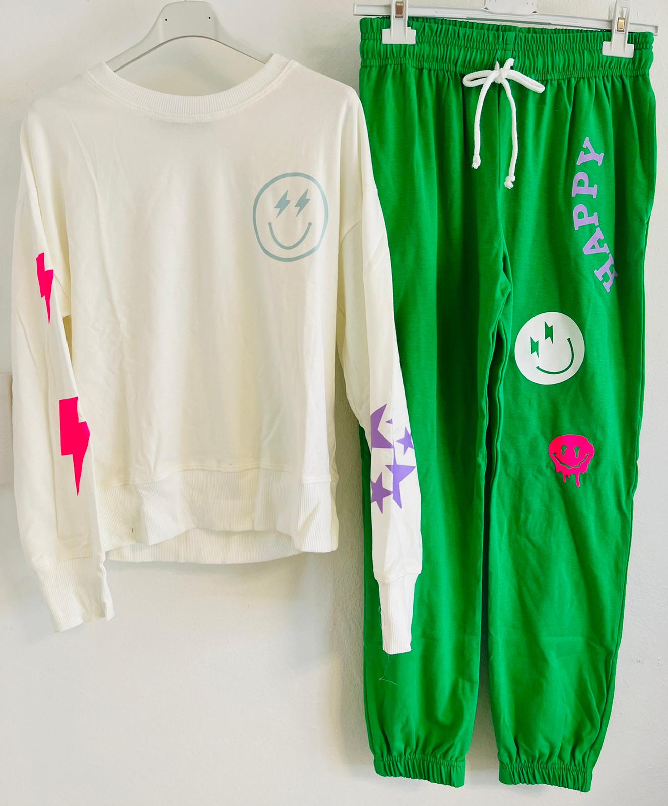 Happy Face Long sleeve - Jogger Set