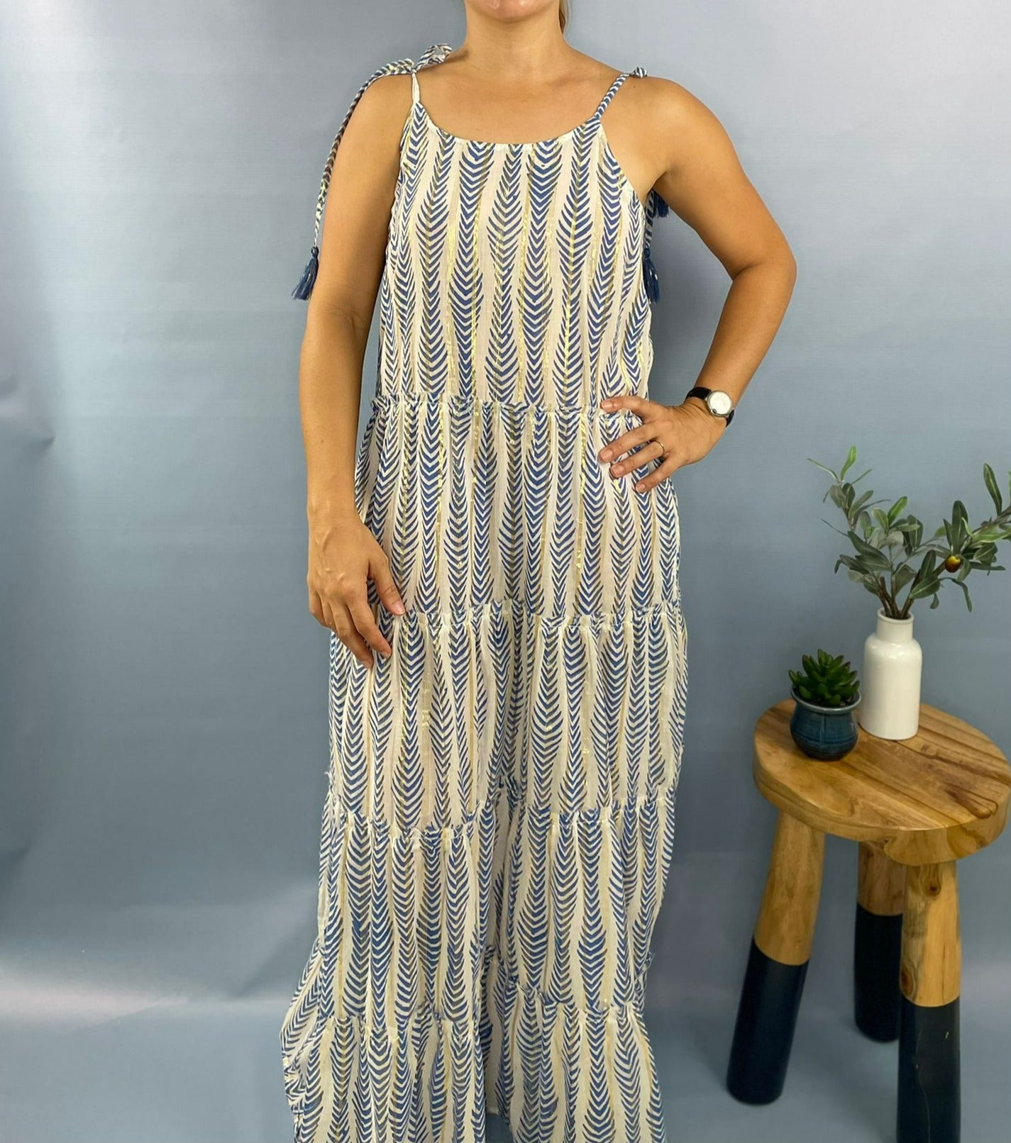 Gianna Blue - Maxi Dress