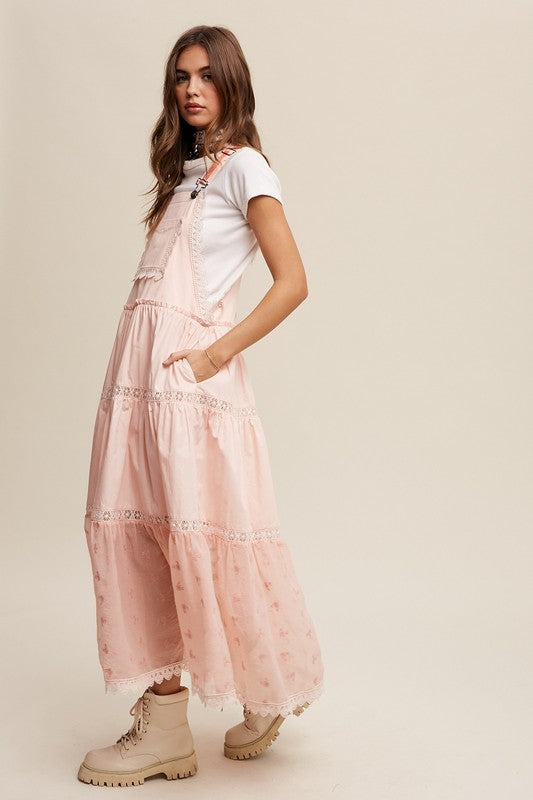 Maya Romantic Overall Maxi Dress